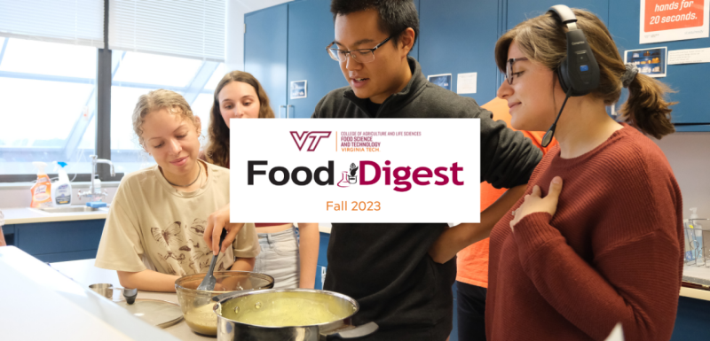 Cover image for the Fall 2023 Issue of Food Digest