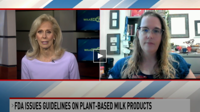 FST's Melissa Wright appears on ABC7 to discuss plant-based milk products