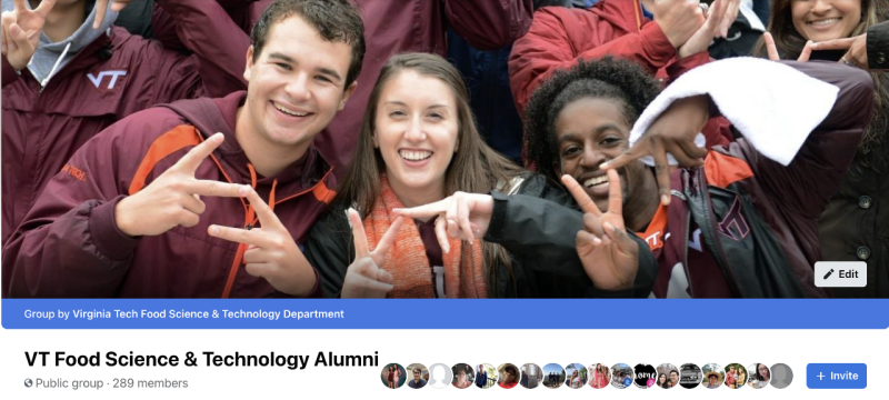 VT Food Science Alumni Facebook Group